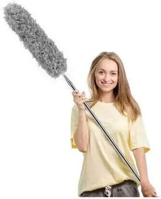 INDIWARRIOR Duster Cleaner Feather Microfiber Duster with Extendable Rod Wet and Dry Duster