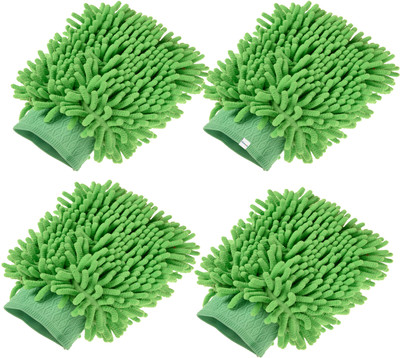 HOMESTIC Wet and Dry Duster Set(Pack of 4)