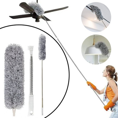 UNOX Fan Cleaning Brush with 100 inches Long Rod Microfiber Fan Cleaning mop | Wet and Dry Duster