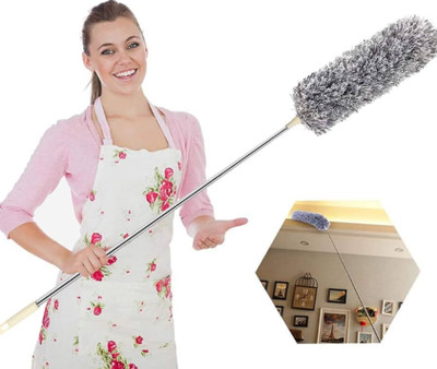 SHIVTRADRE Microfiber Feather Duster Bendable & Extendable Fan Cleaning Duster Dry Duster Set