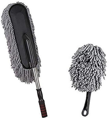 SVT Household svt Soft Microfiber Car Dusters Car Brush for Car Cleaning Wet and Dry Duster Set