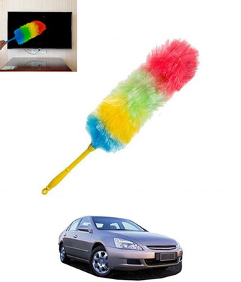ABJD Universal Muticolor Dual Side Feather Rainbow Duster for Vehicle/Office-03 Wet and Dry Duster