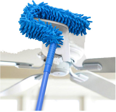 LeaFox Multipurpose Microfiber Magic Fan Cleaning Brush with Long Rod for car Home Wet and Dry Duster Set