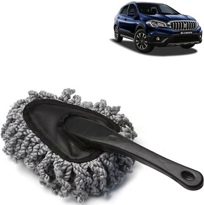 aksmit Portable Car Wash Cleaning Brush Microfiber Dusting Tool ForS-Cross_MJD851 Wet and Dry Duster