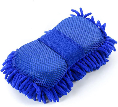 SAJAG Fabric, Cotton Vehicle Washing  Hand Glove(Pack Of 1, 6 GSM)