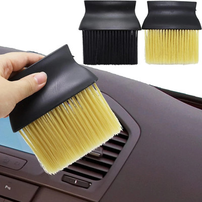 Campark Auto Interior Soft Brush Scratch Free, Cleaning Dashboard Curved Design Wet and Dry Duster
