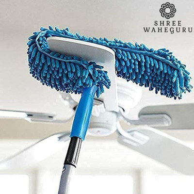 Fulkiza High Ceiling Fan Microfiber Feather Telescoping 100inch Wet and Dry Duster Wet and Dry Duster