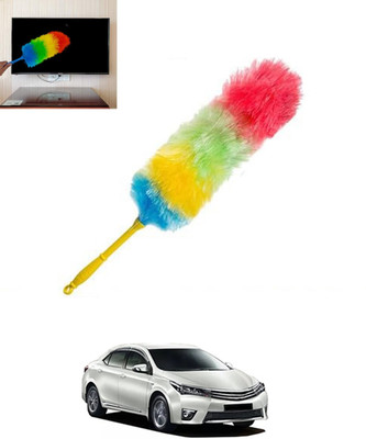 ABJD Universal Muticolor Dual Side Feather Rainbow Duster for Vehicle/Office-09 Wet and Dry Duster