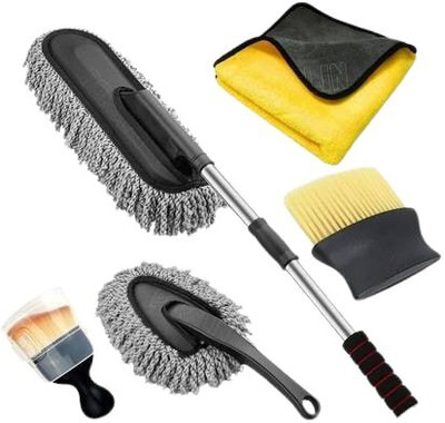Holy Delight Set Of 5 Duster duster set perfect for cleaning Wet and Dry Duster Set(Pack of 5)