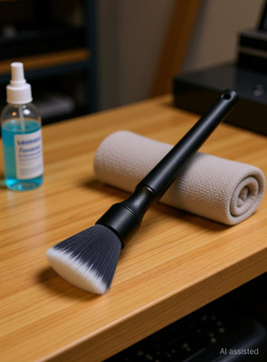 varnirajimportexport Car Soft Bristles Detailing Brush, Scratch Free Dust Removal Cleaning Tool Kit Wet Duster