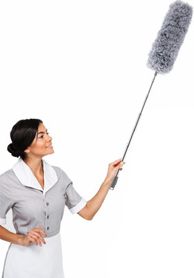 Masox Store Cleaning High Ceiling Fan Microfiber Feather Telescoping 100inch ExtensionPole Wet and Dry Duster
