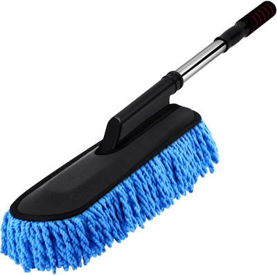 Red Sea Car Cleaning Brush with Ergonomic Handle Dry Duster