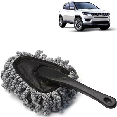 Rhtdm Portable Car Wash Cleaning Brush Microfiber Dusting Tool ForCompass_MJD813 Wet and Dry Duster