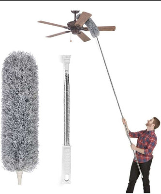 SnowShell Microfiber 100 inch Cleaning Fan High Ceiling Wet and Dry Duster Wet and Dry Duster