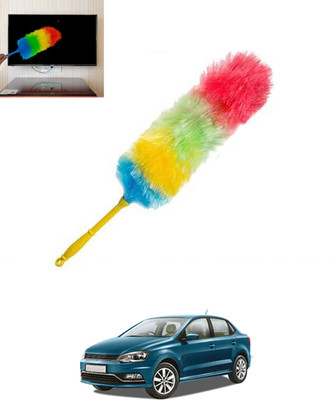MSNP Multicolour Rainbow Duster with Duel Side Feather For Car Wet/Dry Cleaning-21 Wet and Dry Duster
