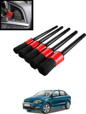 MATIES Red/Black Universal Wet & Dry Vehicle Cleaning Brush Set Of 5-21 Wet and Dry Duster Set