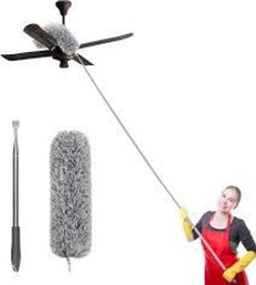 unique plastic shoppe Fan Cleaning Duster with 100 inches Expandable Pole Handle Washable Duste Dry Duster