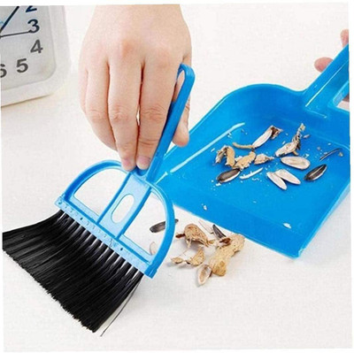 ActrovaX Cleaning Tools Mini Dustpan with Comfort Grip Handle Supdi Plastic Dustpan(Blue)