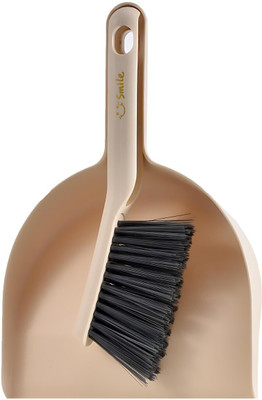 Shreeshann Mini Broom Dustpan Set Minimalist Desktop Keyboard Broom for Home Plastic Dustpan(Multicolor)