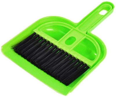 Praxon Mini Dustpan Supdi Brush Broom Set Cleaning Laptop Keyboard Dining Table Seats Plastic Dustpan(Multicolor)