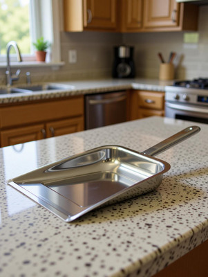 Steelish Stainless Steel Cleaning Dustpan | Supdi | 31.5 cm Stainless Steel Dustpan(Steel)