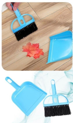 ActrovaX Cleaning Tools Mini Dustpan with Comfort Grip Handle Plastic Dustpan(Blue)