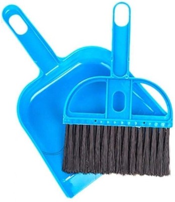 ActrovaX Ergonomic Mini Dustpan Cleaning Broom Brush Plastic Dustpan(Blue)