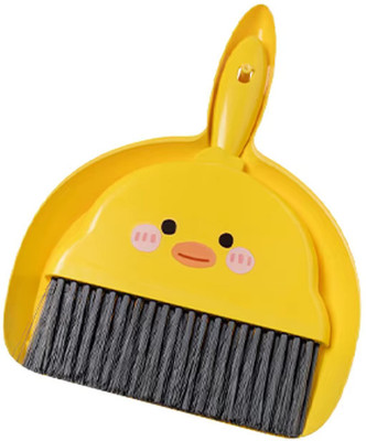 Right Products Mini Hand Broom And Dustpan Set For Table Household Cleaning Plastic Plastic Dustpan(Multicolor)