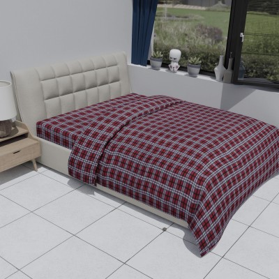 Furnishing Hut Single Fleece Duvet Cover(Maroon)