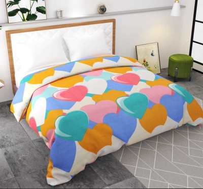 TURIYA Queen Polycotton Duvet Cover(Multicolor)