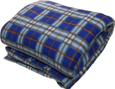 CHANDRAVATI Single Fleece Duvet Cover(Blue)