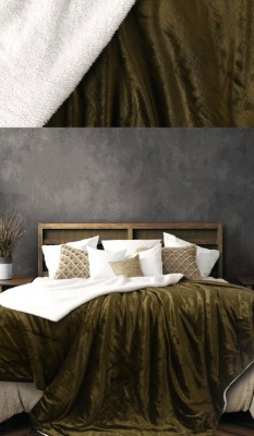 CHICERY Double Wool Duvet Cover(Brown)