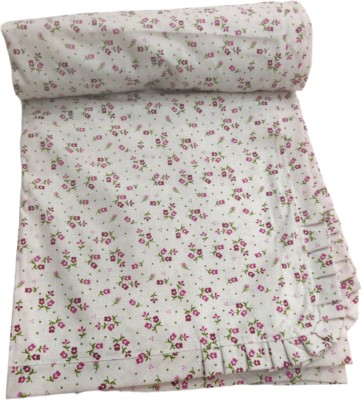 ANS Single Cotton Duvet Cover(Multicolor, Pink)