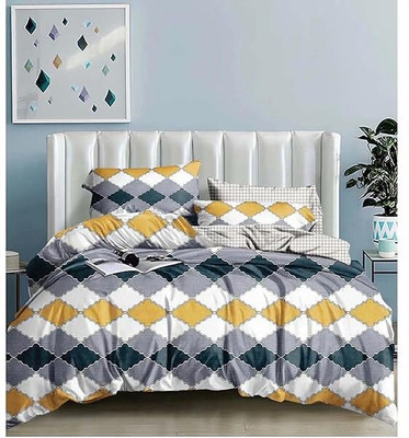 jyotaksh Double Cotton Duvet Cover(Multicolor)
