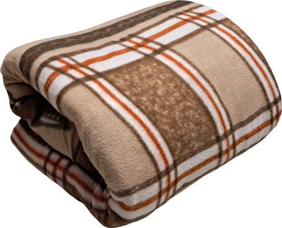 CHANDRAVATI Single Wool Duvet Cover(Brown)