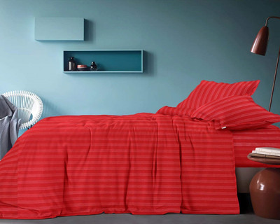 TURIYA Queen Polycotton Duvet Cover(Red)