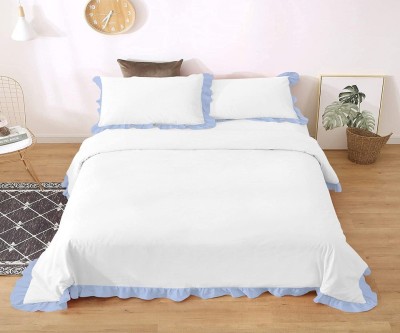 SarahLinen King Cotton Duvet Cover(Light Blue)