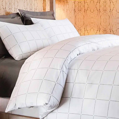 SleepyCat Double Cotton Duvet Cover(White)