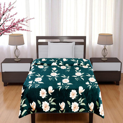 Crafteal Single Velvet Duvet Cover(Multicolor)