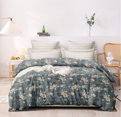 KAPRIDO Queen Cotton Duvet Cover(Grey)