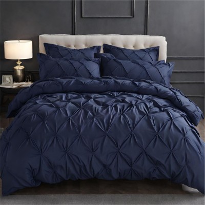 epinch King Cotton Duvet Cover(Dark Blue)