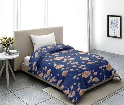 ATCamber Single Cotton Duvet Cover(Dark Blue)