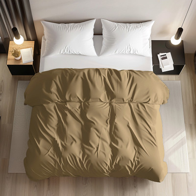 HIDECOR King Cotton Duvet Cover(Beige)