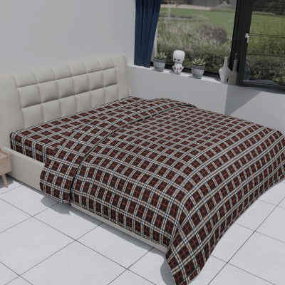 Furnishing Hut Double Fleece Duvet Cover(Brown)