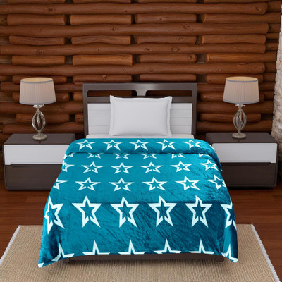 Crafteal Single Velvet Duvet Cover(Multicolor)
