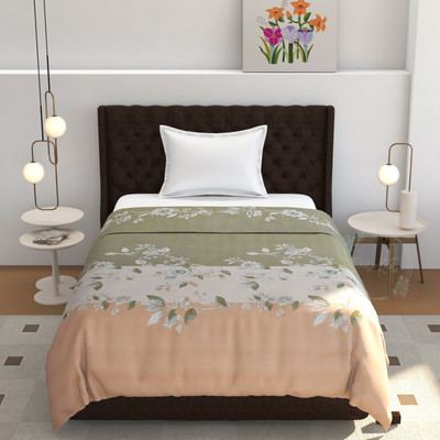 sidhi Single Cotton Duvet Cover(Peach)