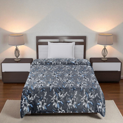 Crafteal Single Velvet Duvet Cover(Multicolor)