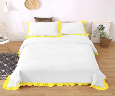 AANYALINEN King Cotton Duvet Cover(Yellow)