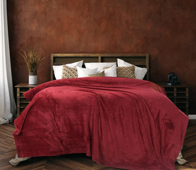 CHICERY Double Wool Duvet Cover(Maroon)