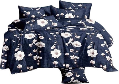 jyotaksh Double Cotton Duvet Cover(Dark Blue)